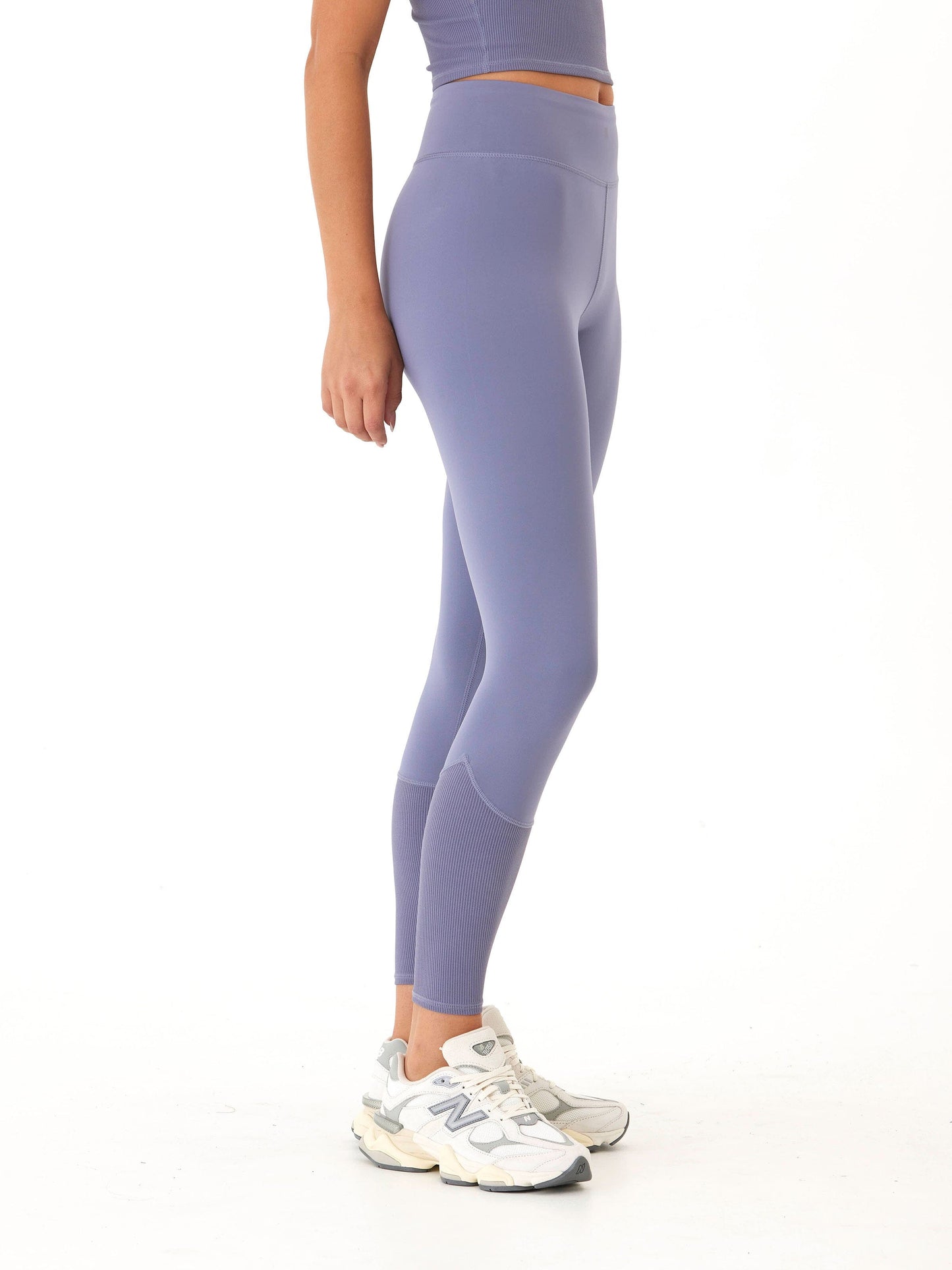Kirstin High Rise Full Length Rib Mix Legging