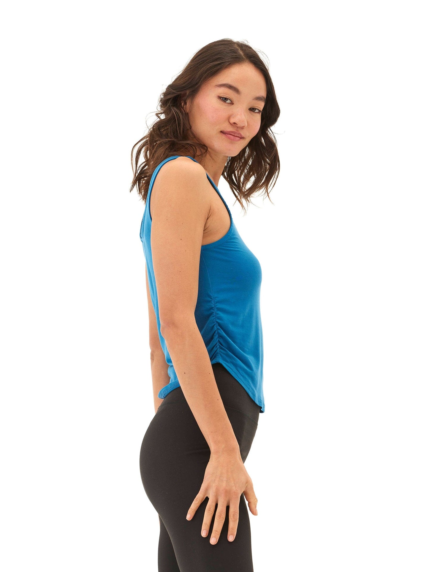 Juliette Tencel Jersey Ruched Tank