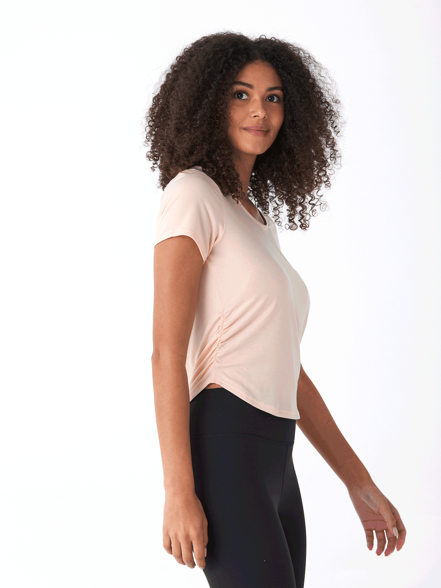 Deena Tencel Jersey Ruched Tee