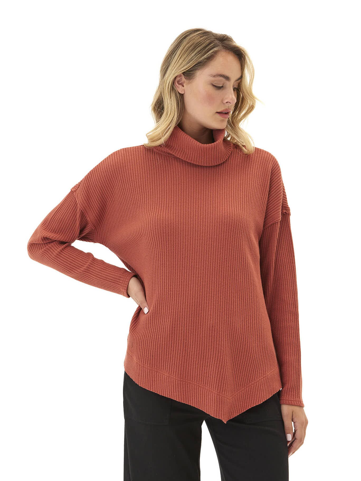 Rikke Eco Thermal Asymmetrical Long Sleeve Top
