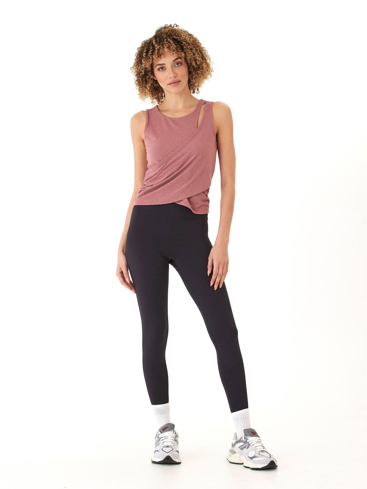 Cynthia Luxe Jersey Wrap Tank