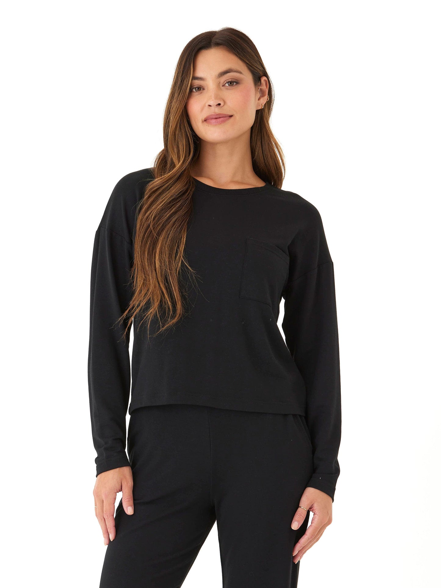 Shaina Modal Terry Pocket Long Sleeve