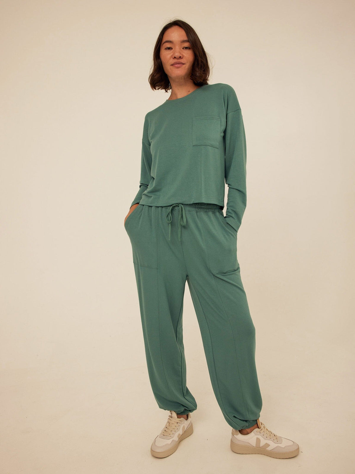 Shaina Modal Terry Pocket Long Sleeve