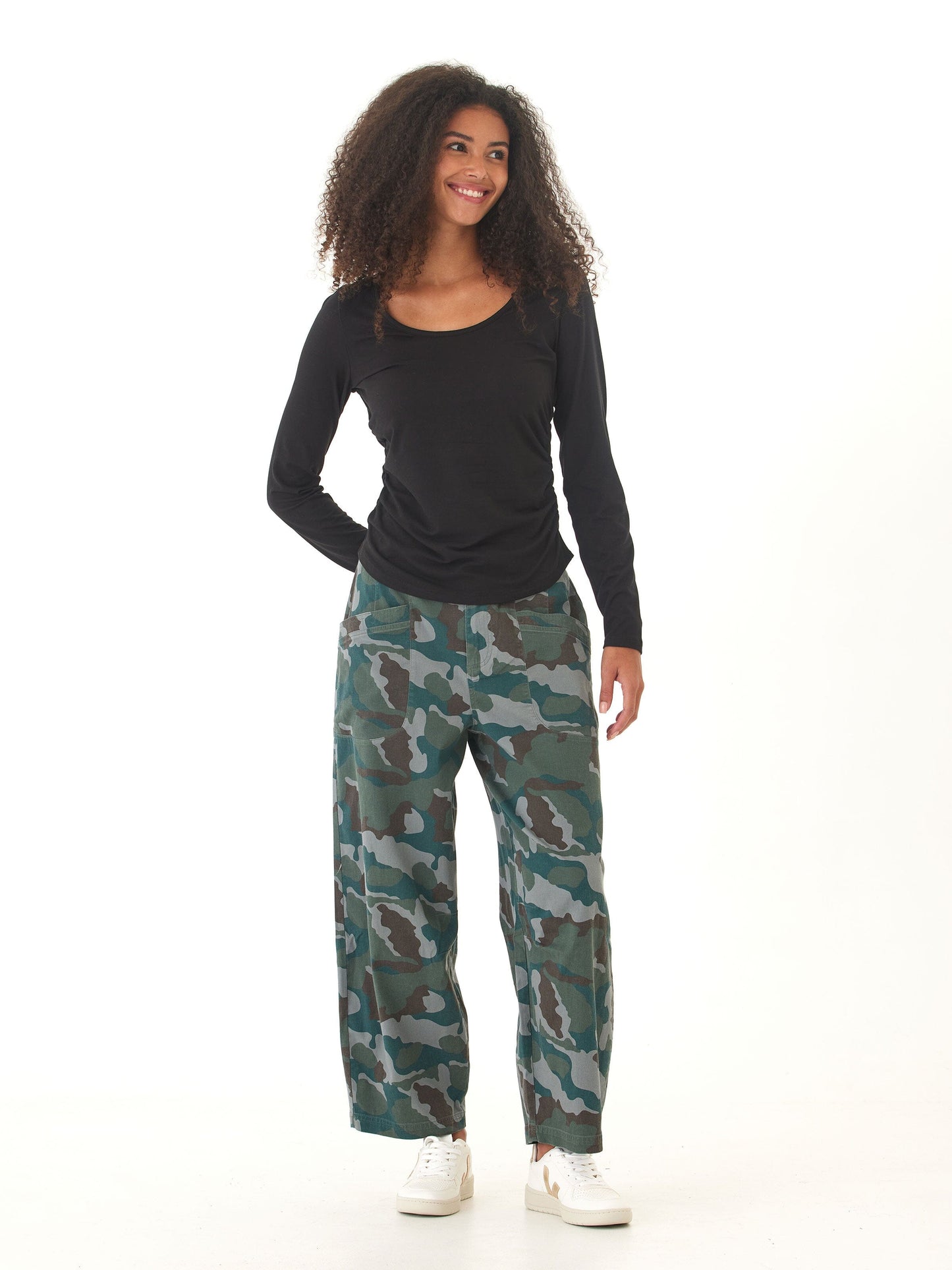 Lucia Luxe Jersey Ruched Long Sleeve