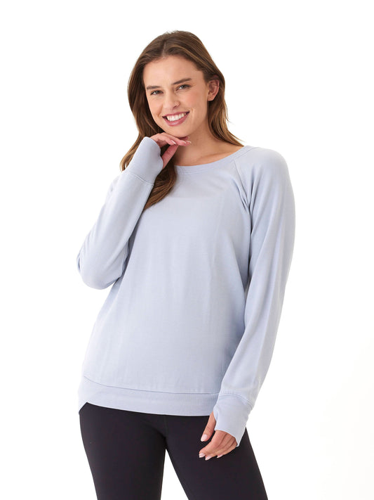 Cannon Feather Fleece Tulip Hem Tunic Sweatshirt