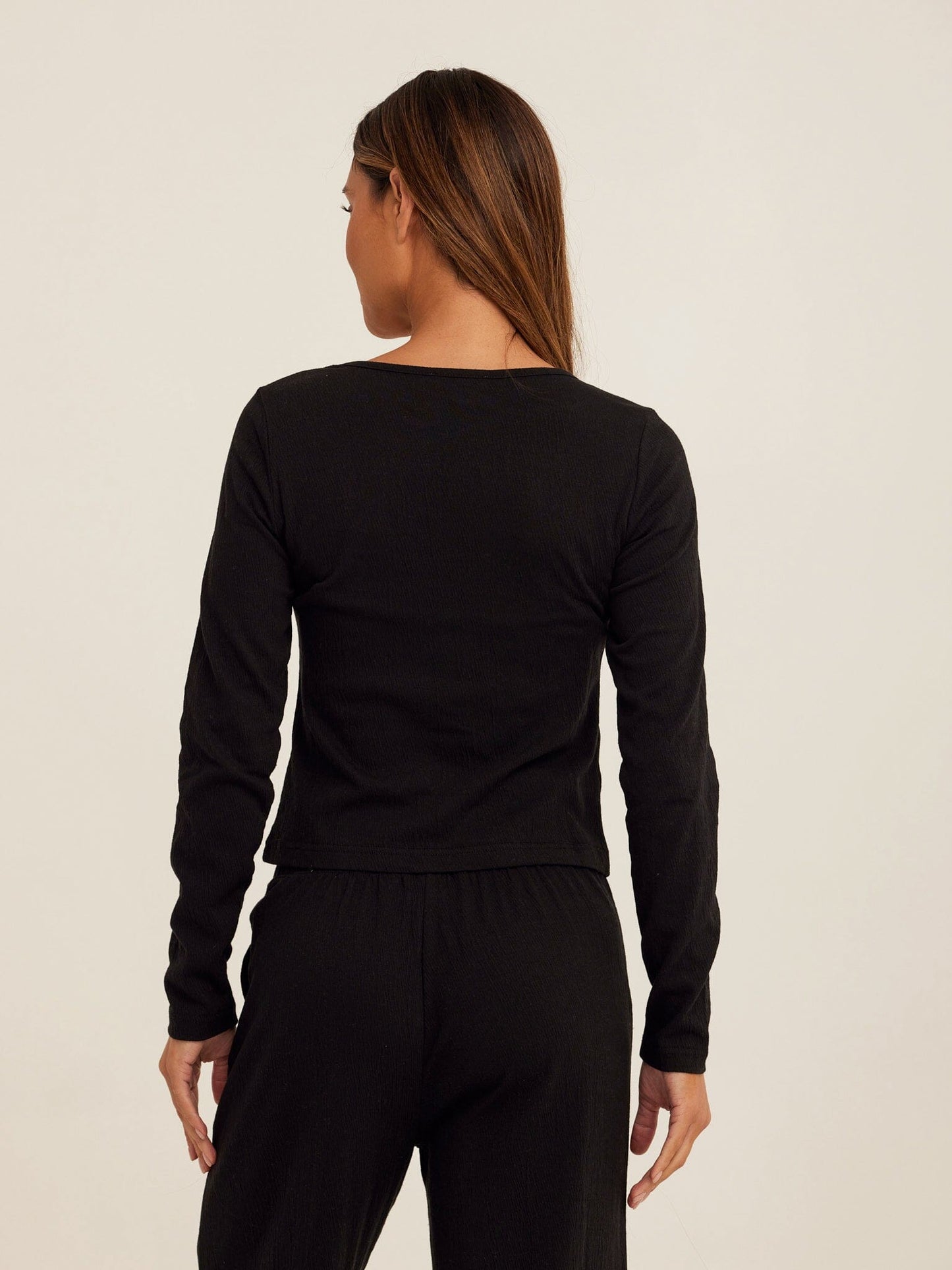 Jamila Smocked Jersey Long Sleeve