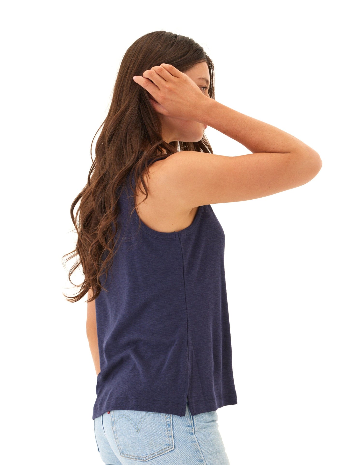 Rachel Textured Slub Jersey Tank