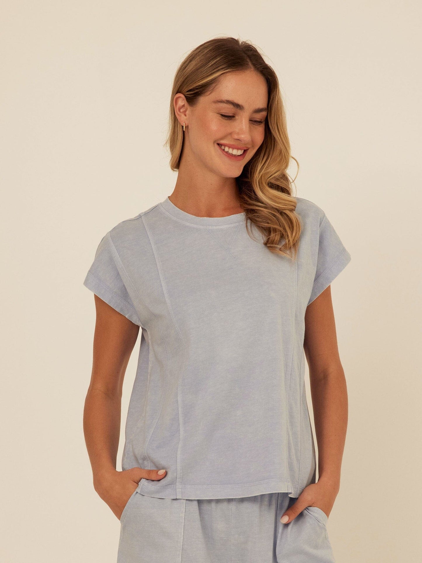 Laurie Mineral Wash Eco Jersey Tee