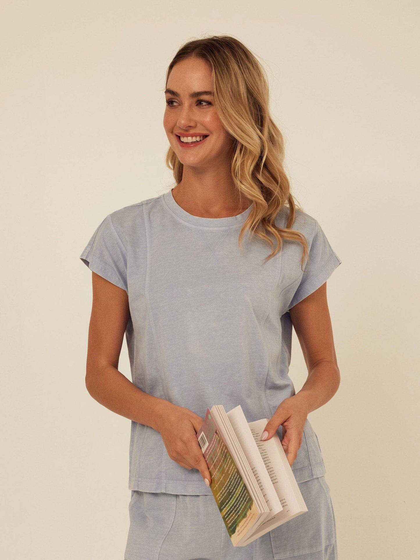 Laurie Mineral Wash Eco Jersey Tee
