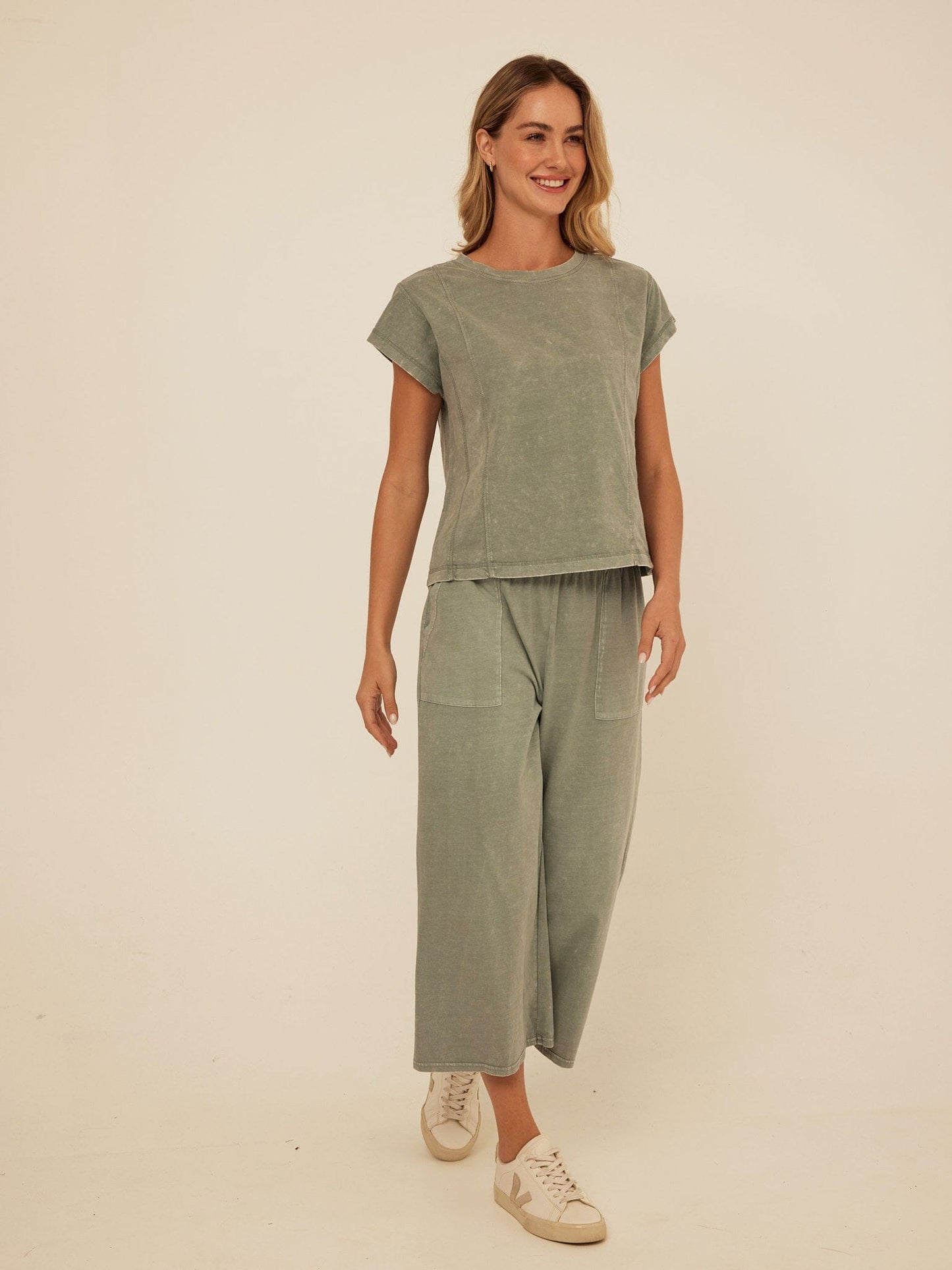 Laurie Mineral Wash Eco Jersey Tee