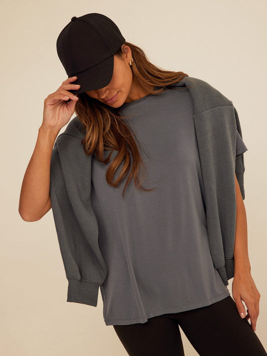 Andie Tencel Jersey Relaxed Tee