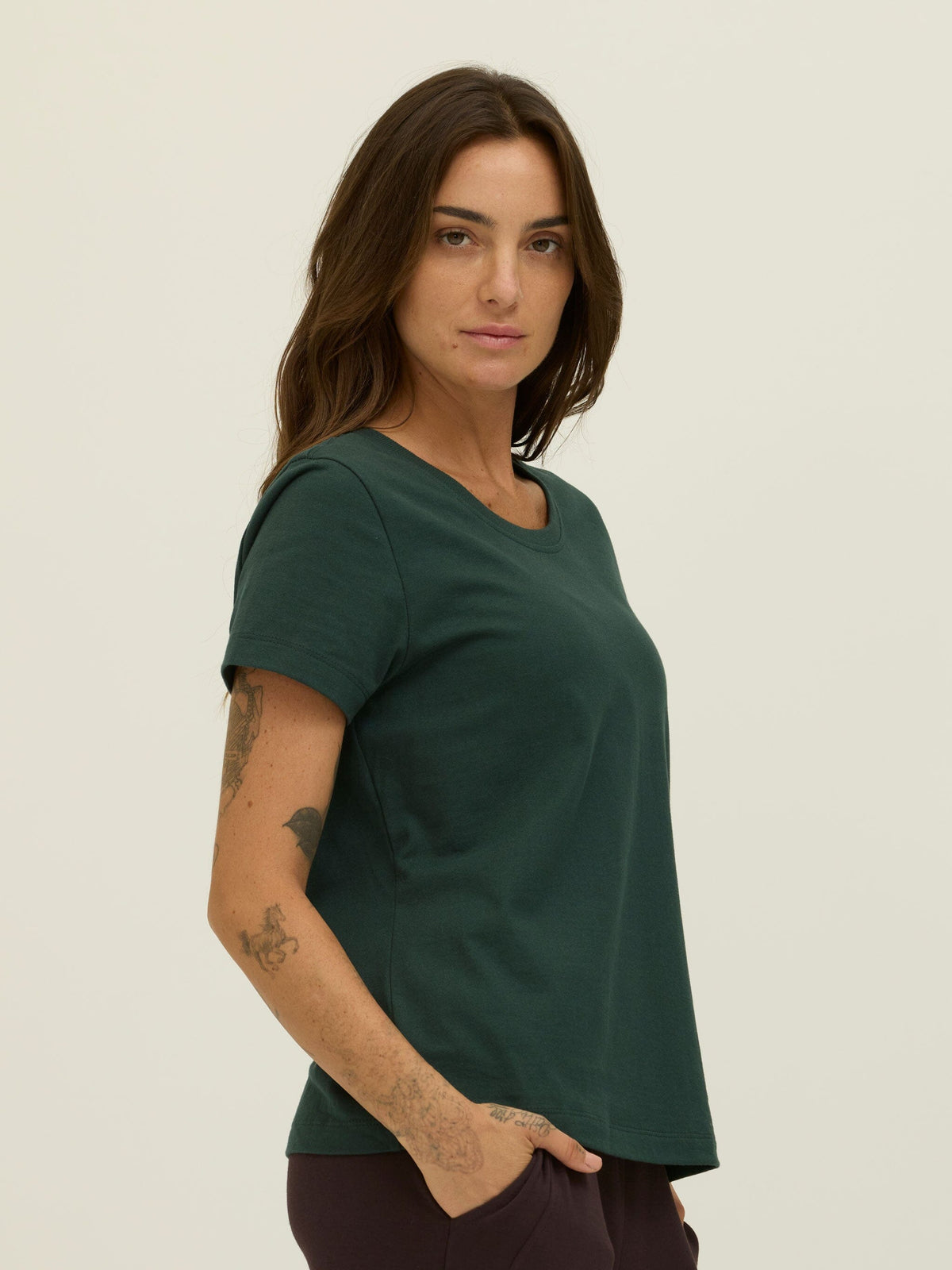 Emmy Essential Jersey Crew Tee