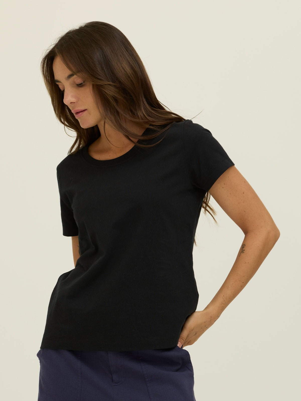 Emmy Essential Jersey Crew Tee