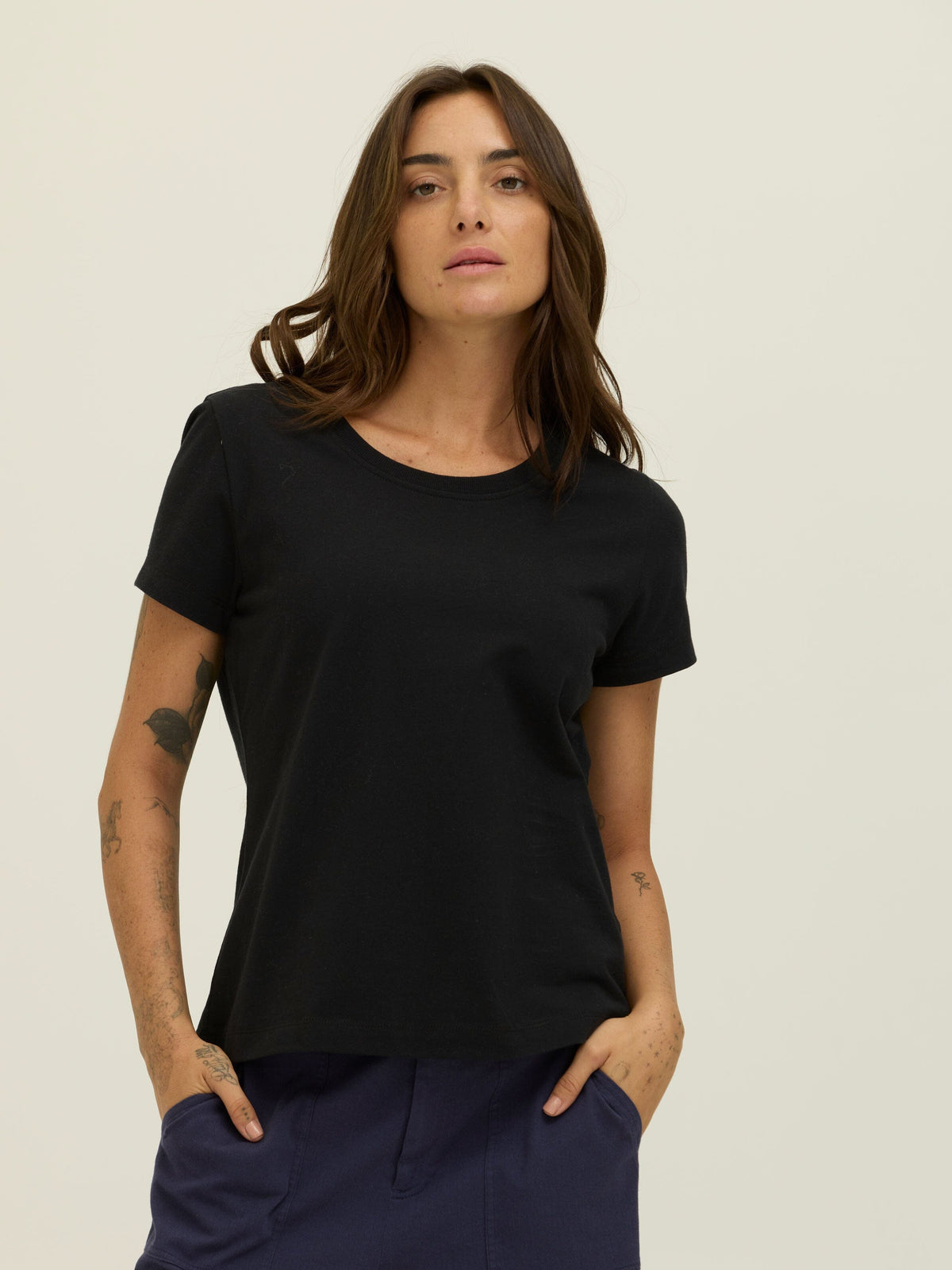 Emmy Essential Jersey Crew Tee