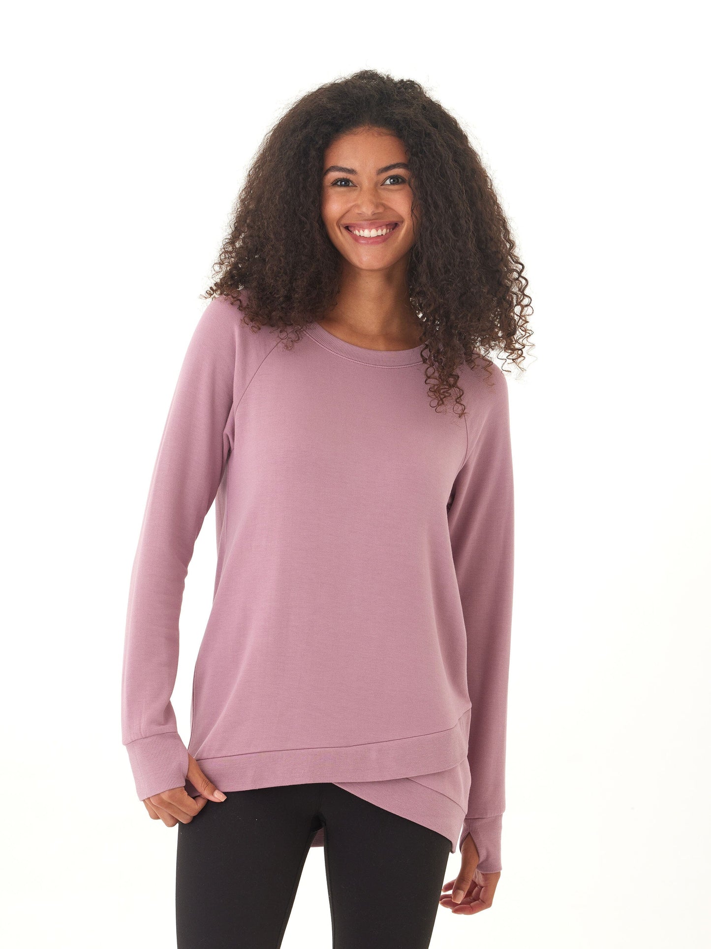 Leanna Feather Fleece Tunic