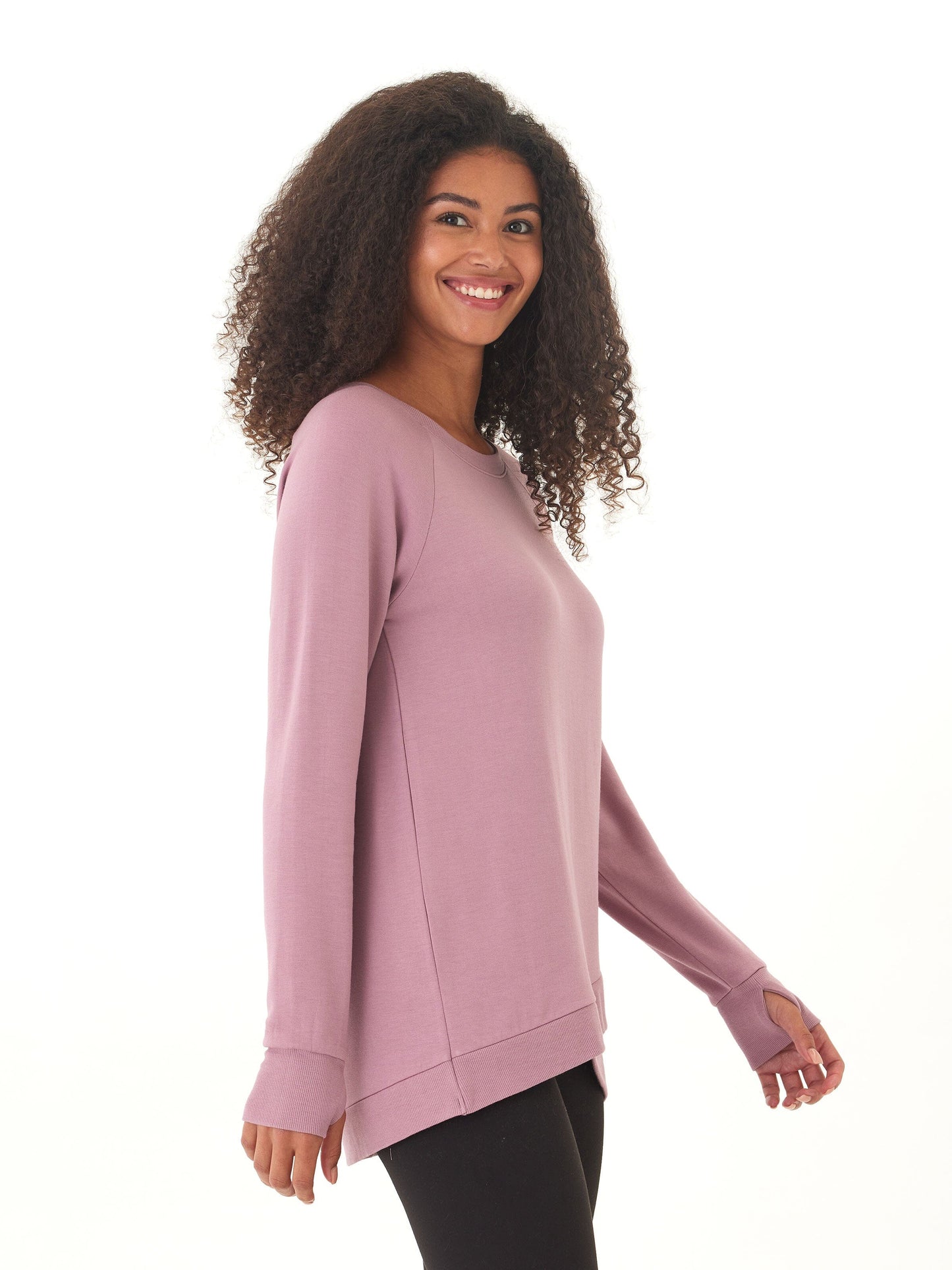 Leanna Feather Fleece Tunic