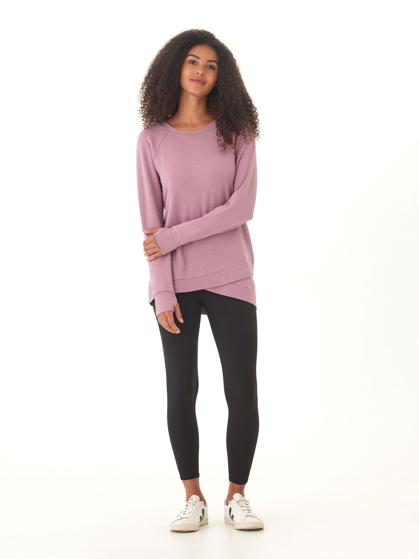 Leanna Feather Fleece Tunic