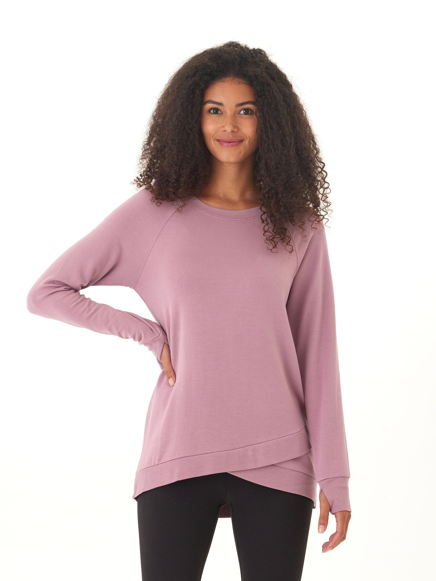 Leanna Feather Fleece Tunic
