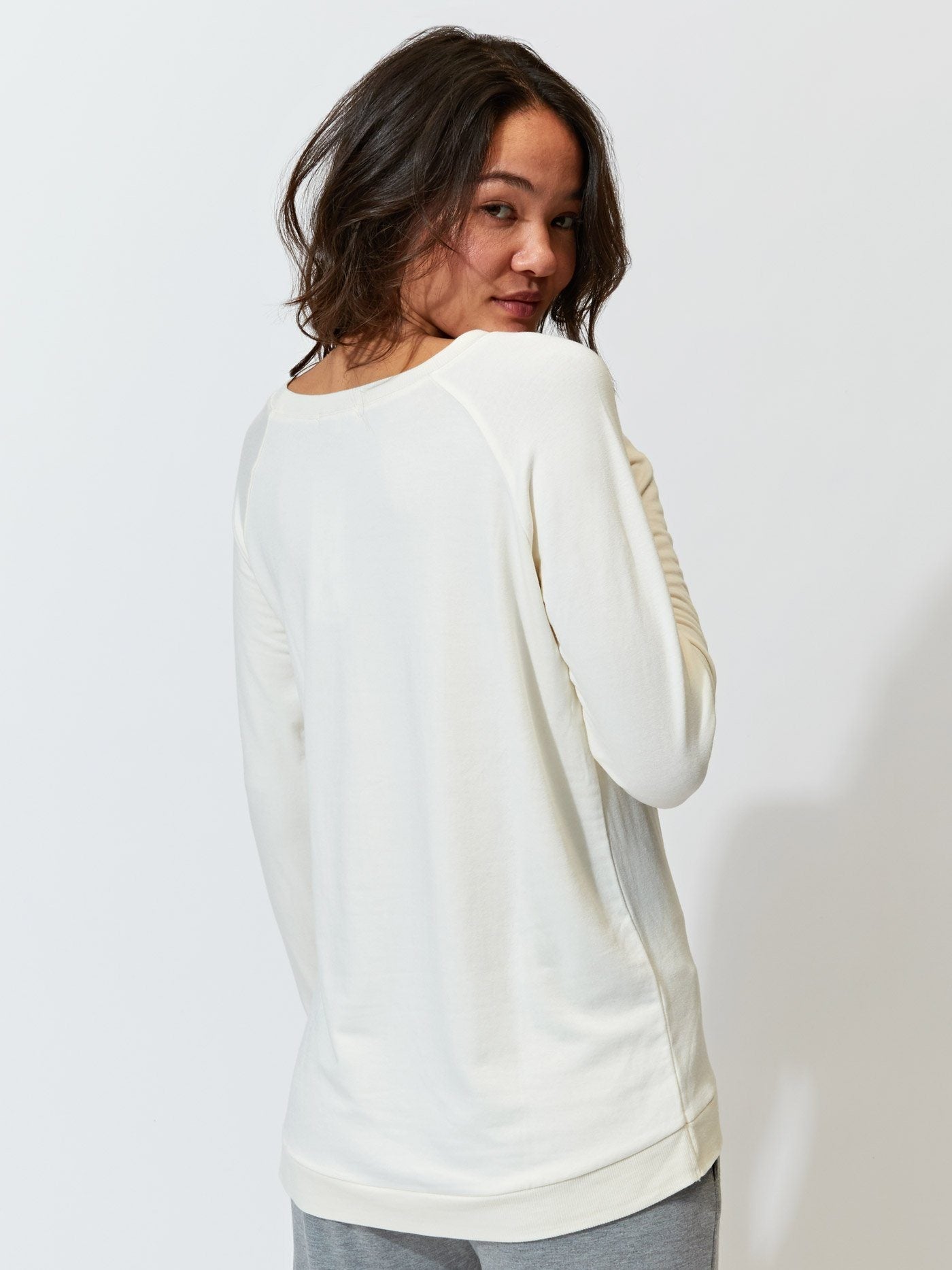Leanna Feather Fleece Tunic