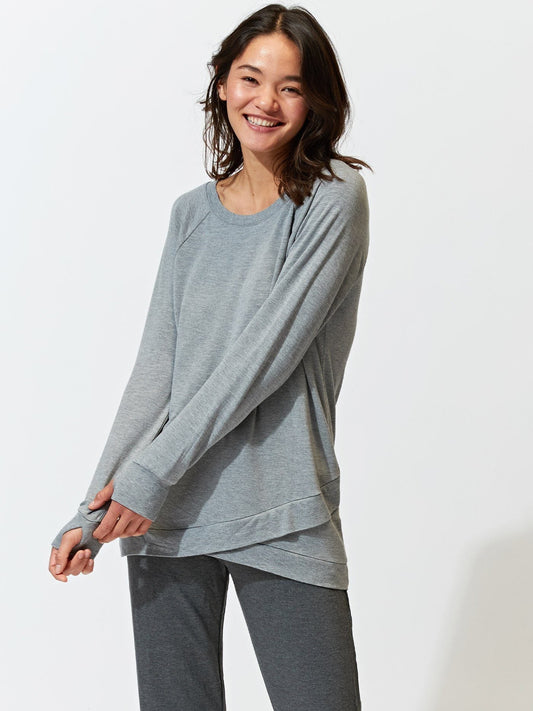 Leanna Feather Fleece Tunic