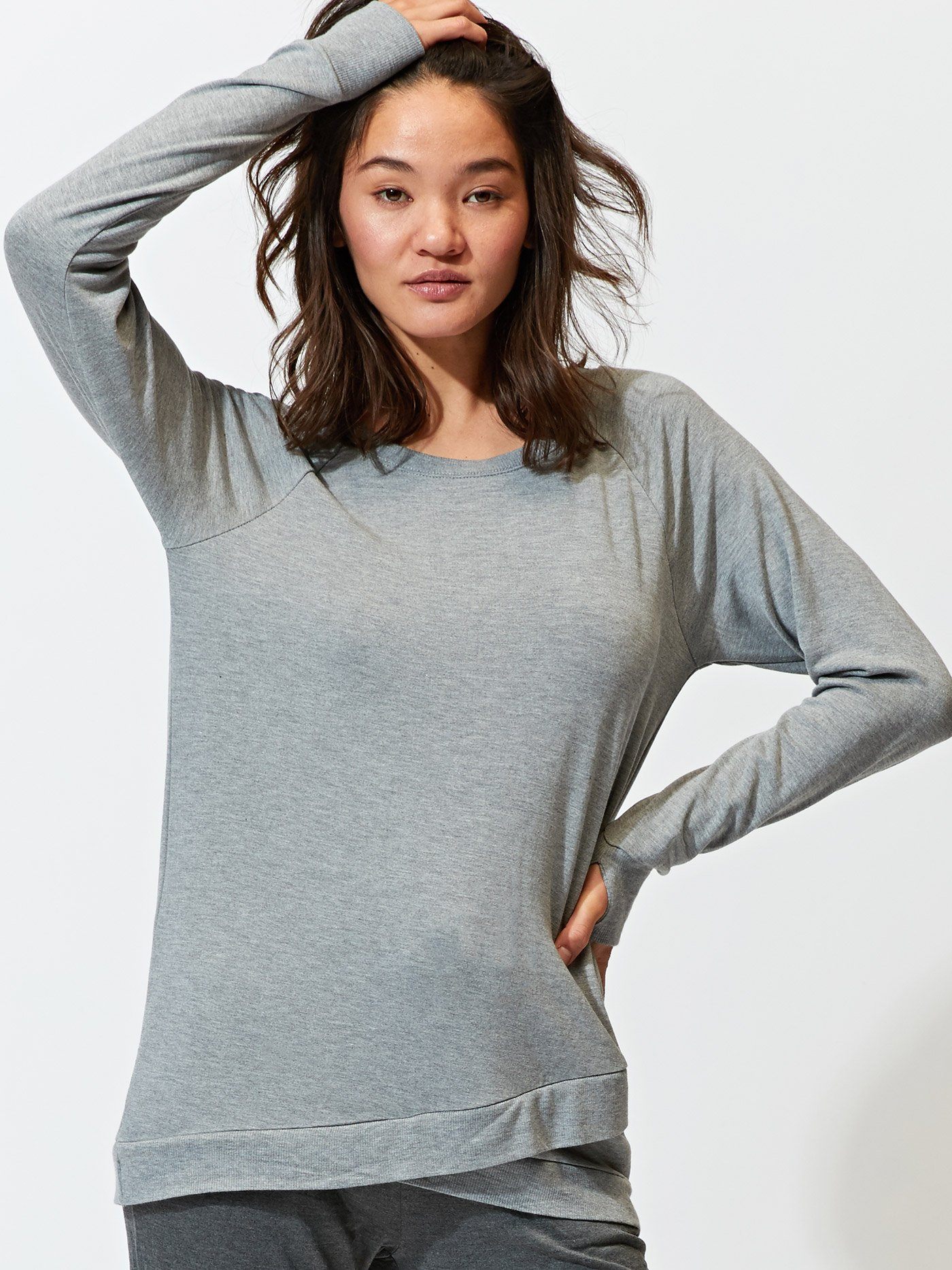 Leanna Feather Fleece Tunic