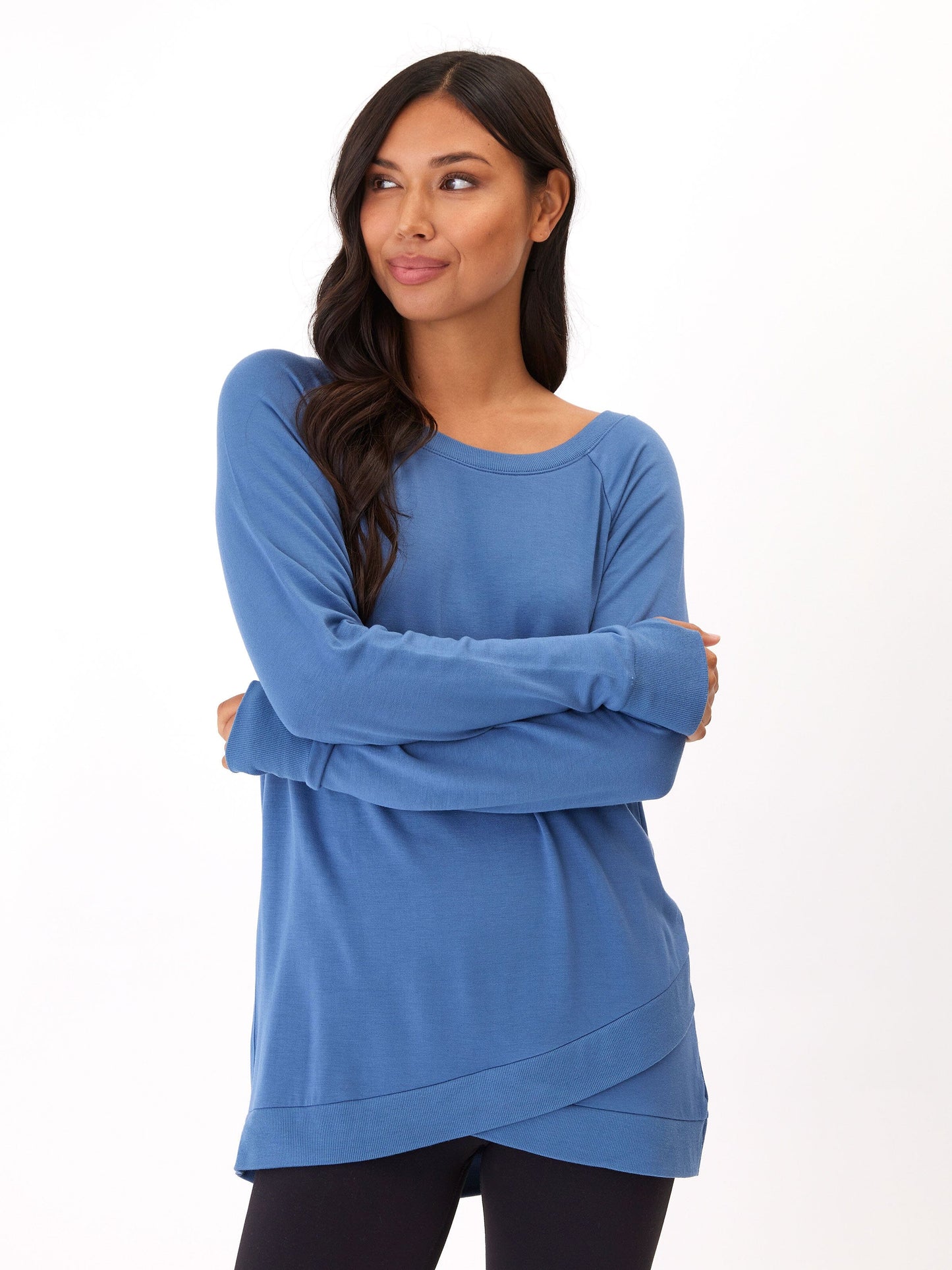 Leanna Feather Fleece Tunic