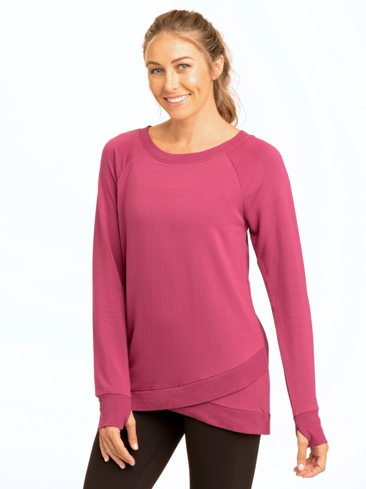 Leanna Feather Fleece Tunic