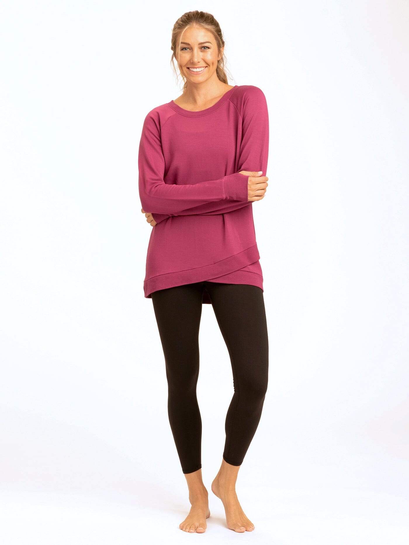 Leanna Feather Fleece Tunic