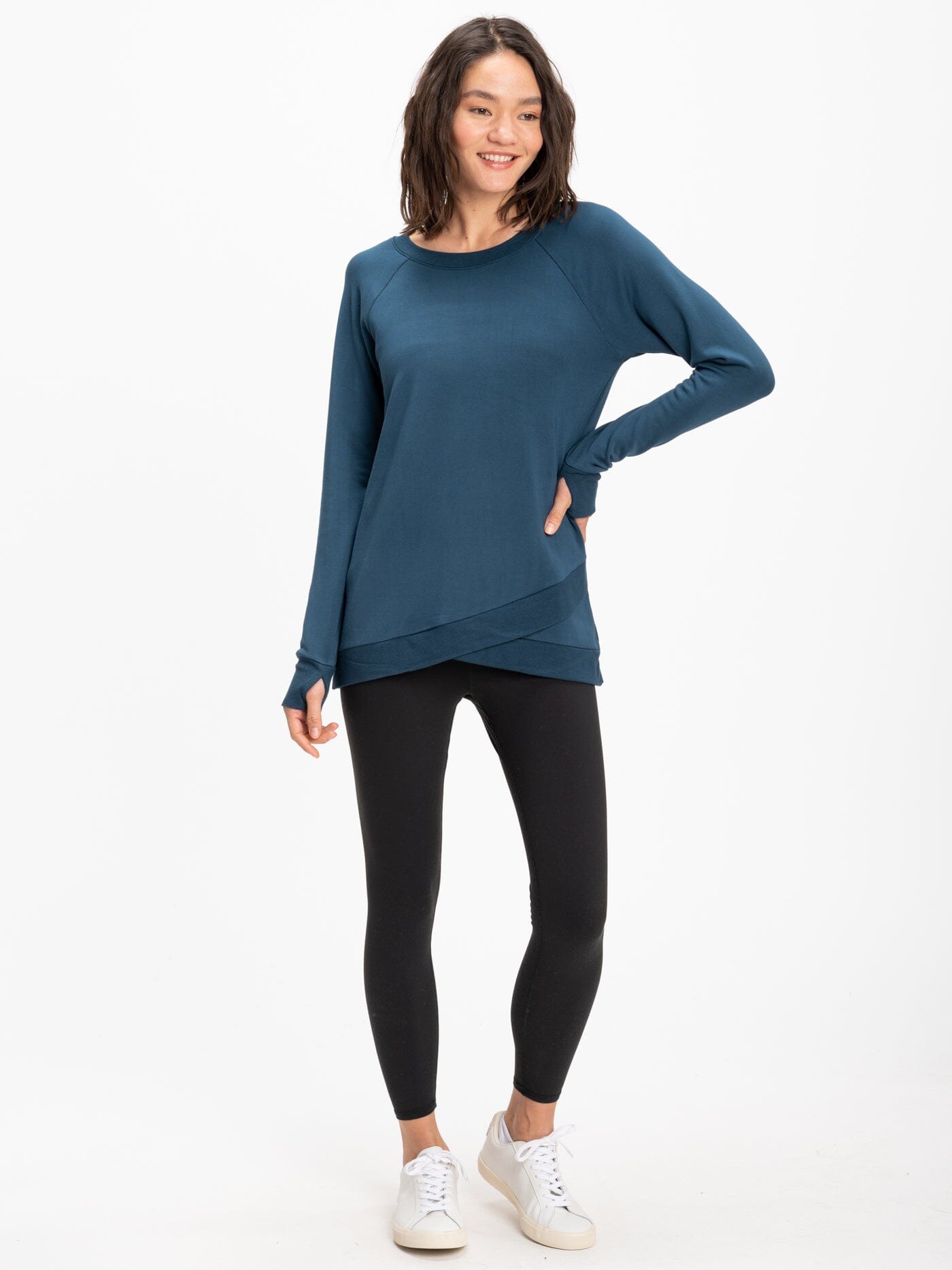 Leanna Feather Fleece Tunic