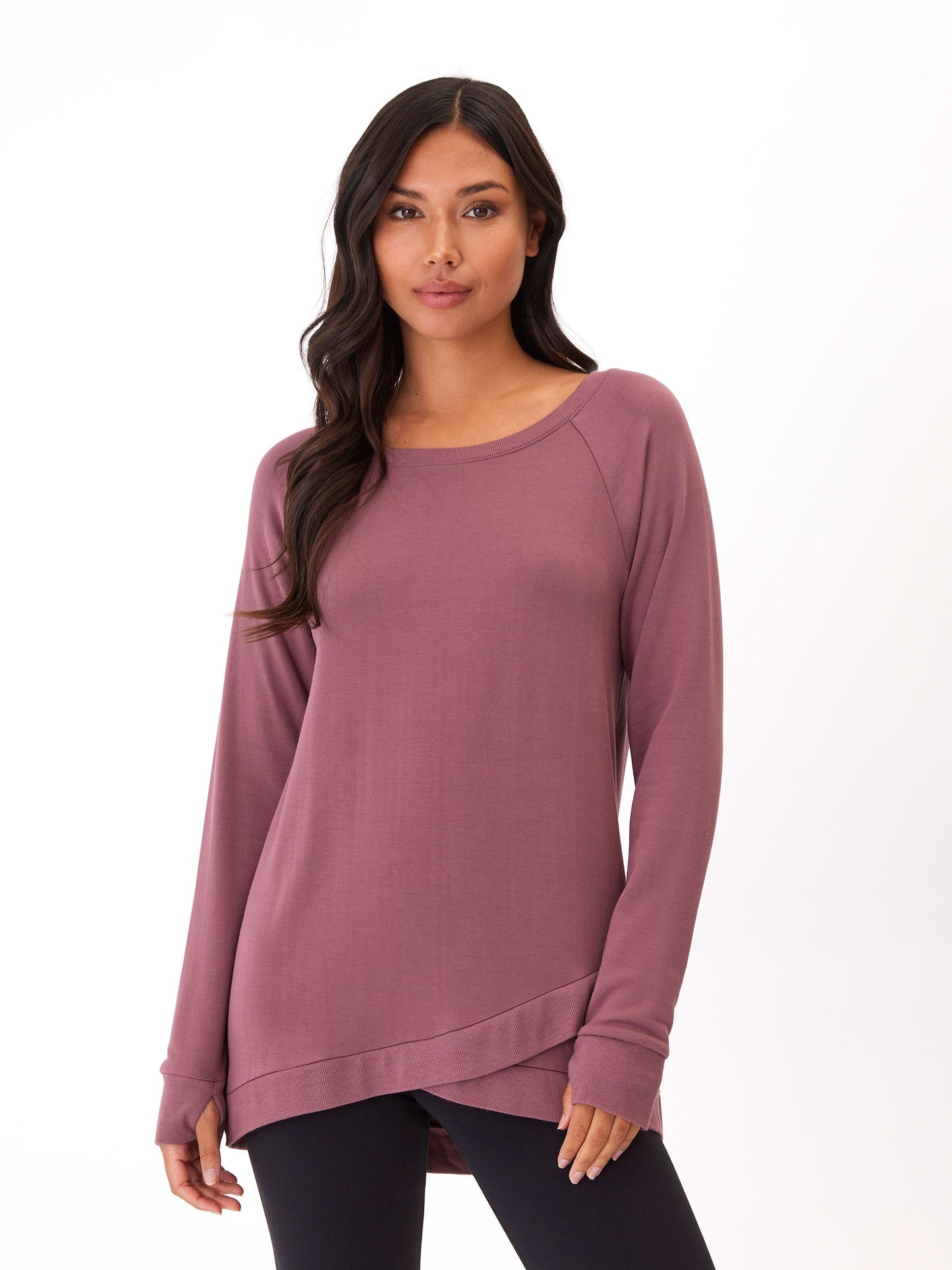 Leanna Feather Fleece Tunic