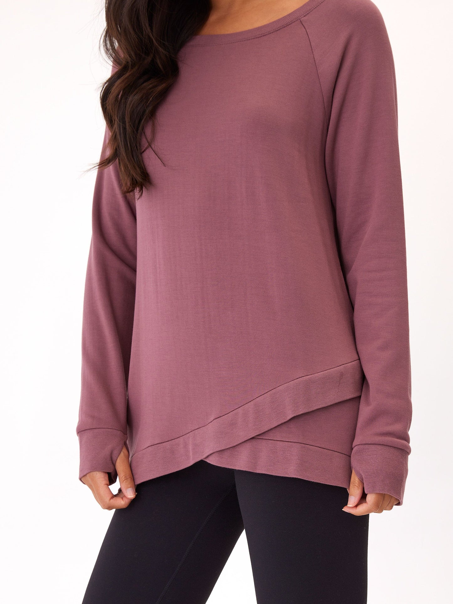 Leanna Feather Fleece Tunic