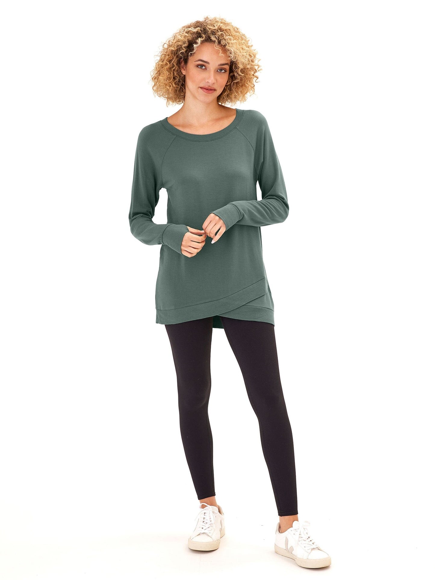 Leanna Feather Fleece Tunic
