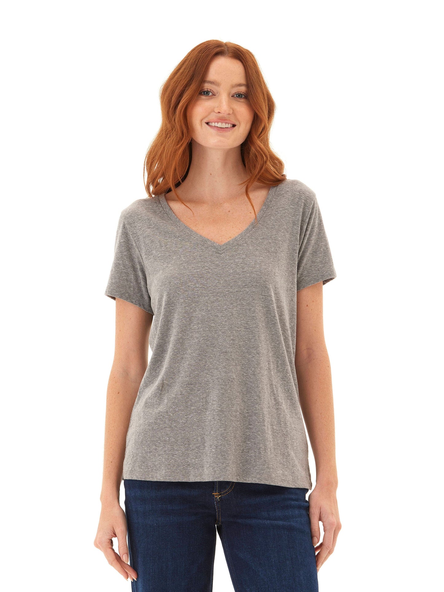 Pattie Triblend V-Neck Tee