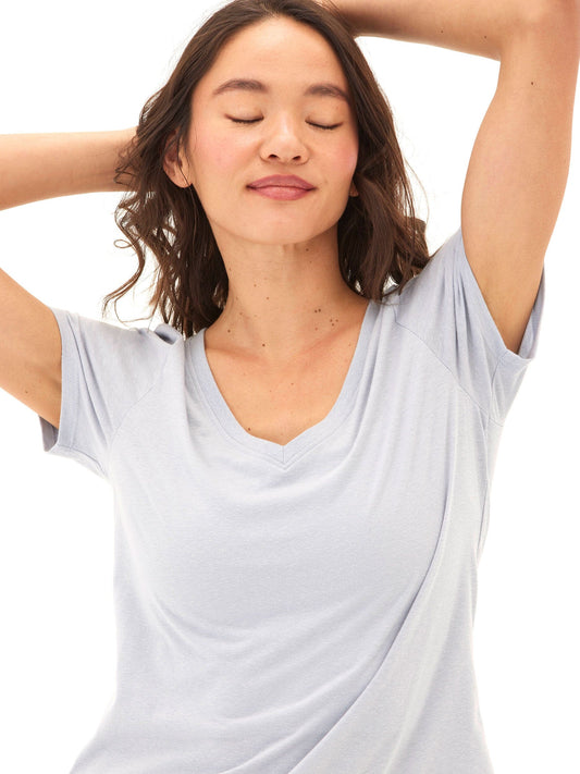 Pattie Triblend V-Neck Tee