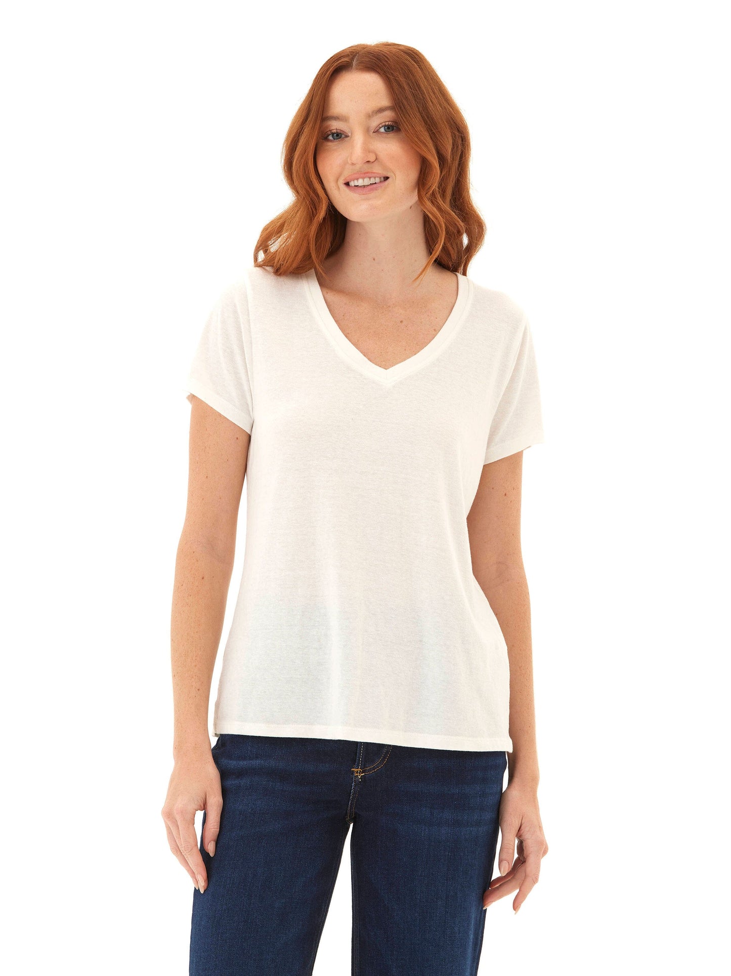 Pattie Triblend V-Neck Tee