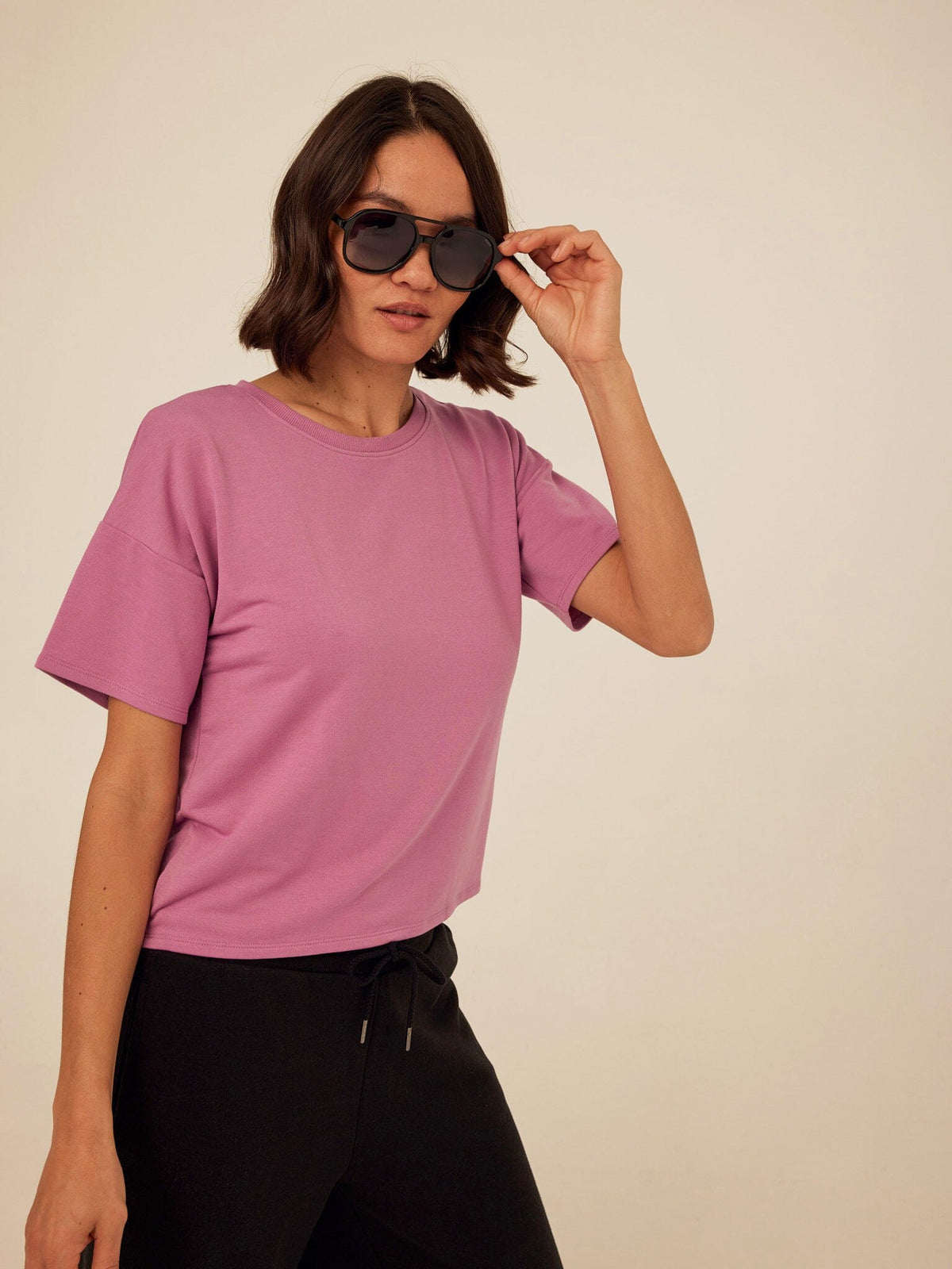 Core Modal Terry Crew Neck Tee
