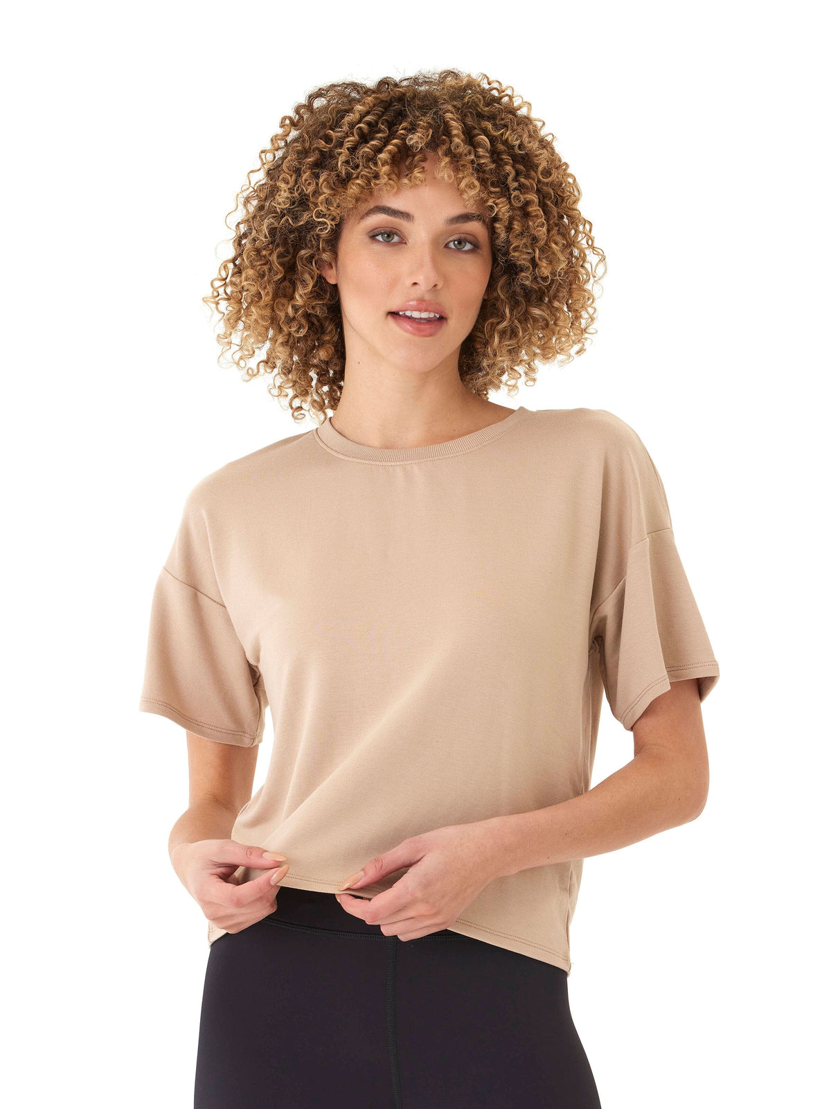 Core Modal Terry Crew Neck Tee