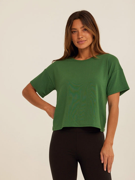 Core Modal Terry Crew Neck Tee