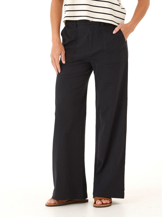 Pamela Stretch Twill Wide Leg Pant