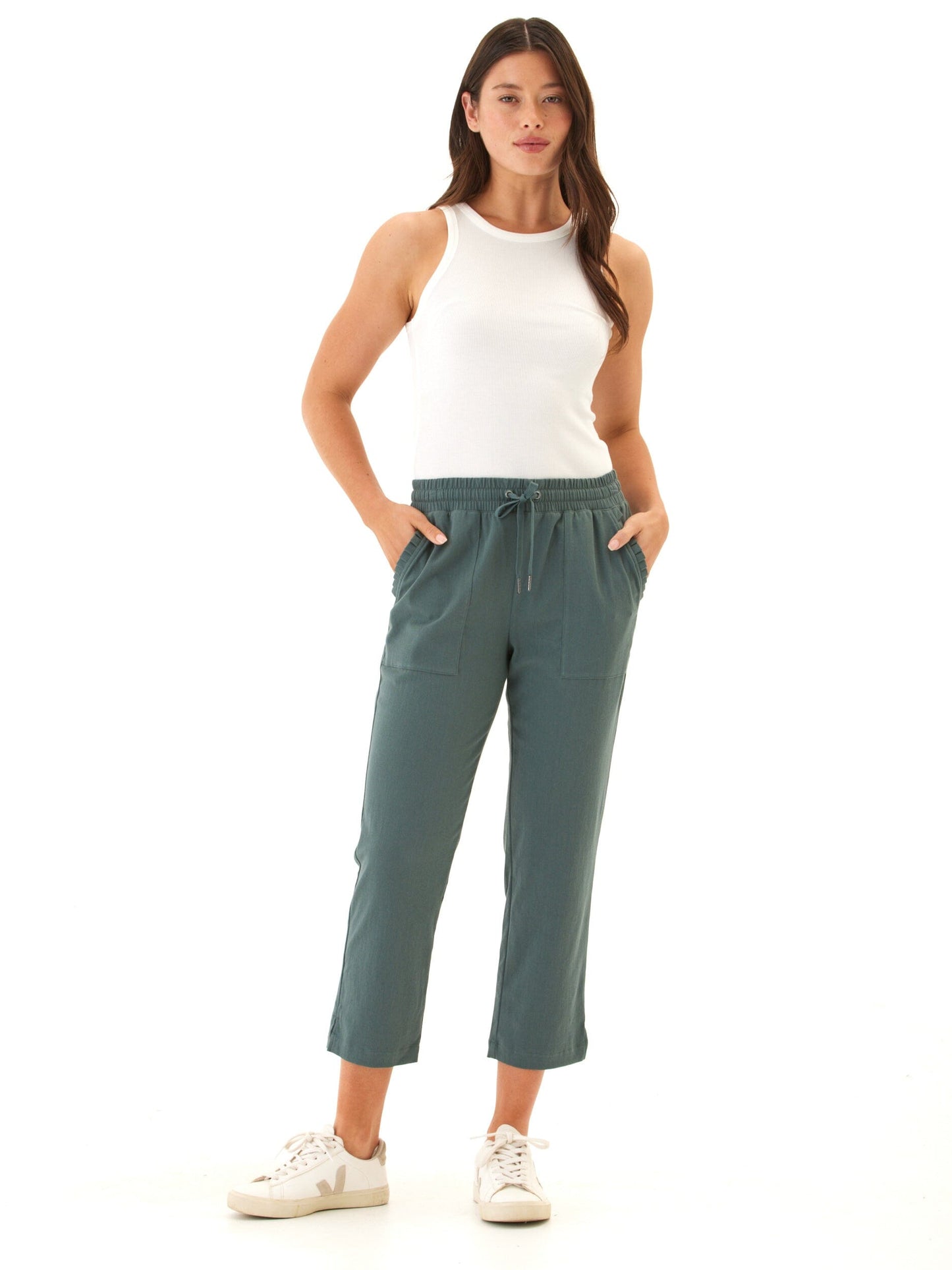 Linda Stretch Twill Capri Pant