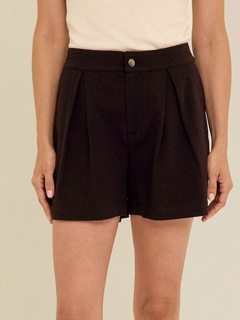 Selene Stretch Twill Pleated Short