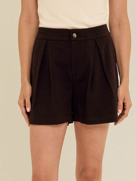Selene Stretch Twill Pleated Short