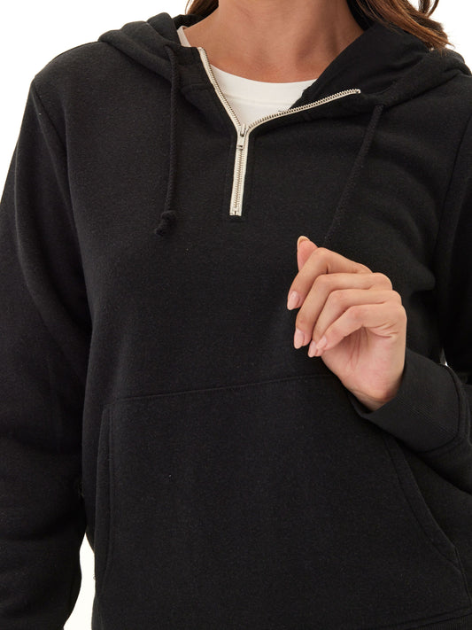 Sinead 1/4 Zip Triblend Fleece Hoodie