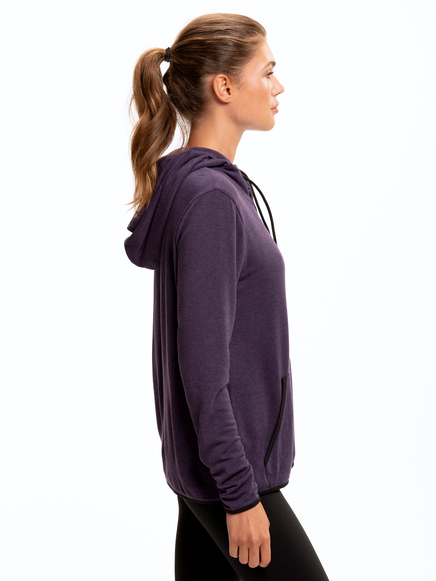 Kyanna FeatherLoop Half Zip Hoodie
