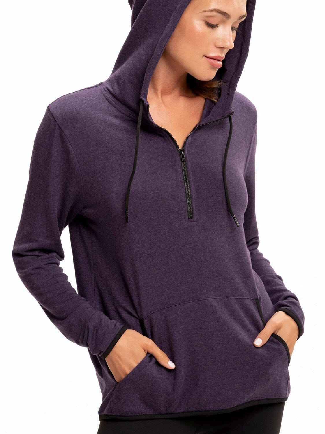 Kyanna FeatherLoop Half Zip Hoodie