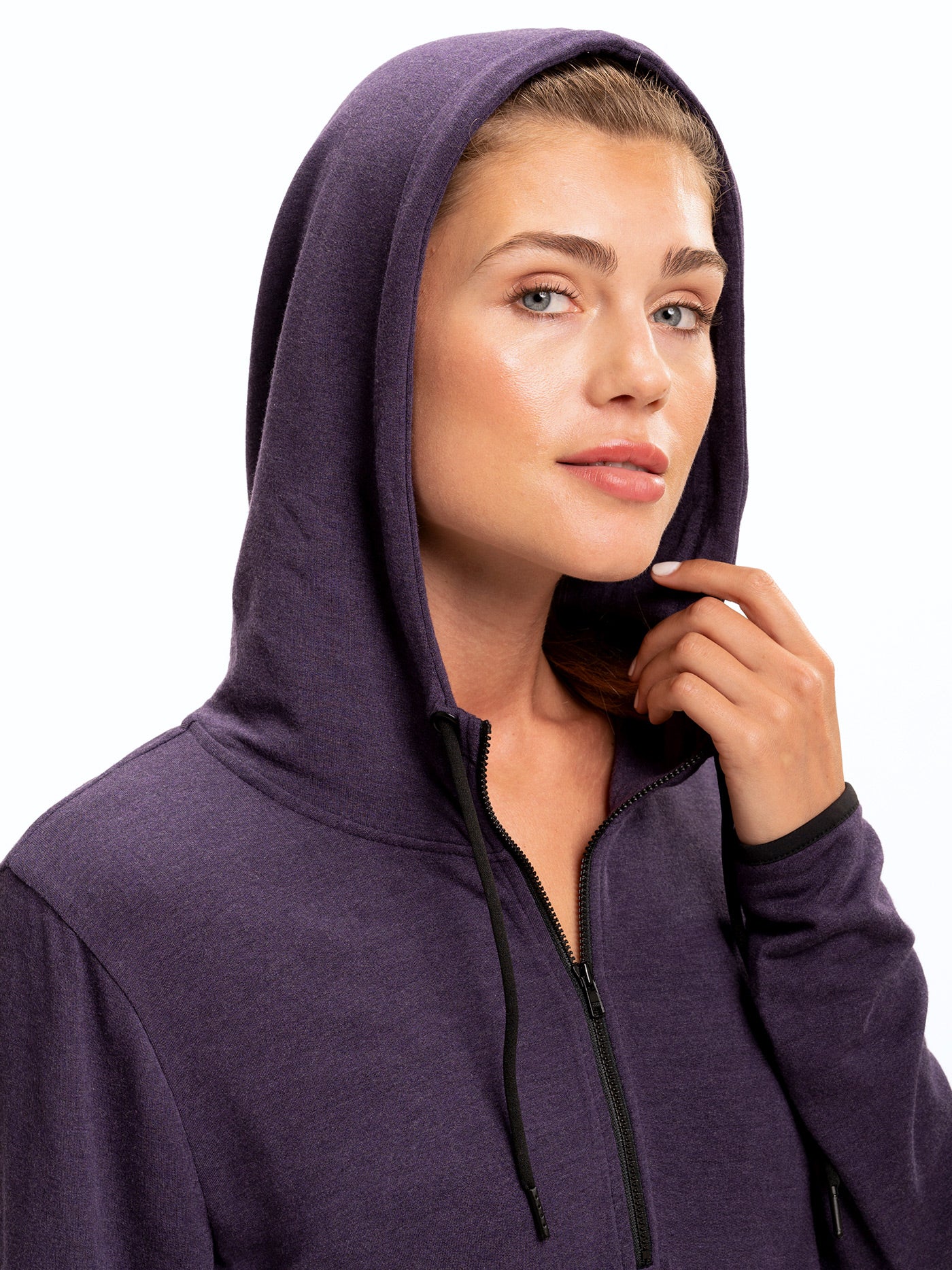 Kyanna FeatherLoop Half Zip Hoodie