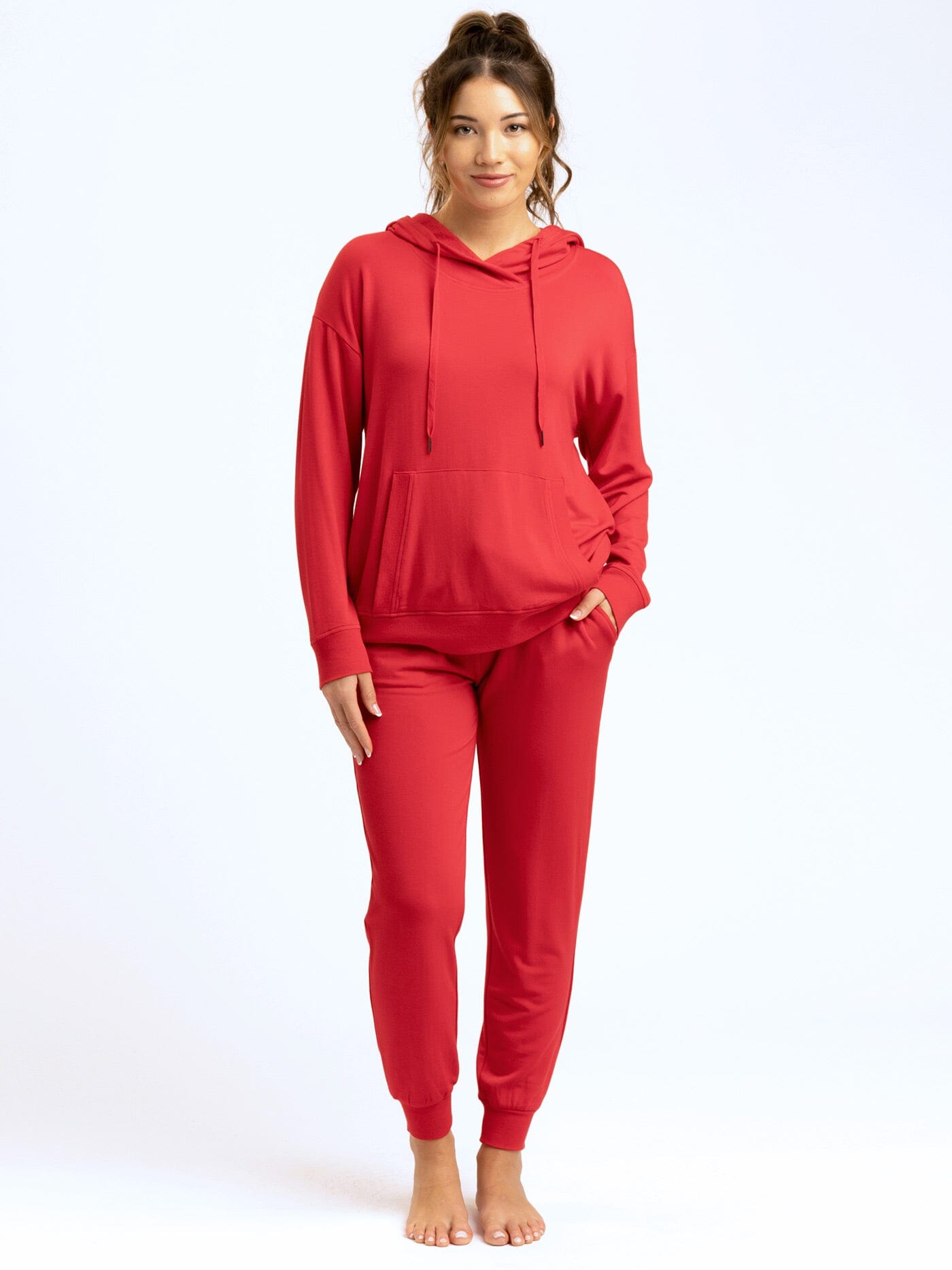 Madge Feather Fleece Pullover Hoodie