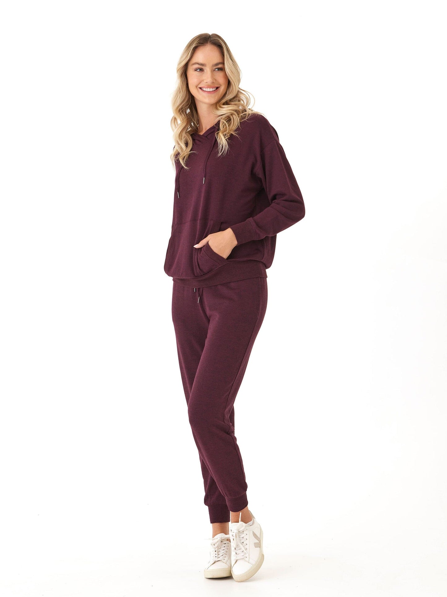 Madge Feather Fleece Pullover Hoodie