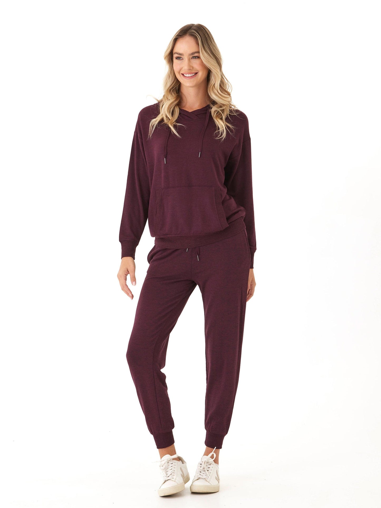 Madge Feather Fleece Pullover Hoodie
