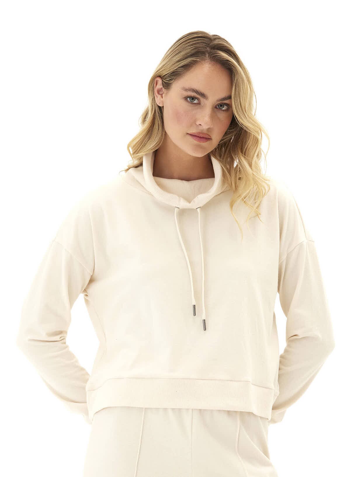 Shai Cozy Fleece Cowl Neck Pullover